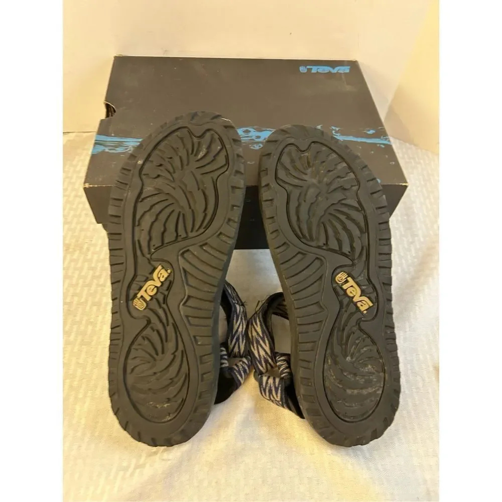 Teva size 11m sandals style #6640‎ Navy Shoc Footbed